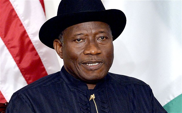 Nigeria's outgoing president Goodluck Jonathan