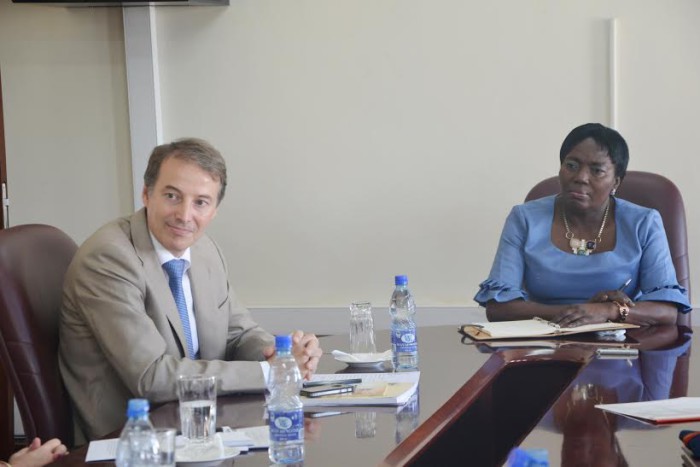 Meeting between EU Ambassadors and Speaker of Parliament, Rt. Hon. Rebecca Kadaga