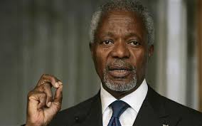 former UN Secretary General Kofi Annan
