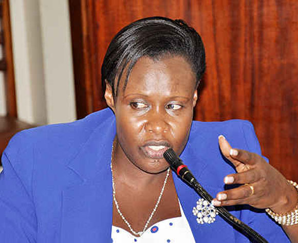 Under fire-Education Minister, Jessica Alupo.