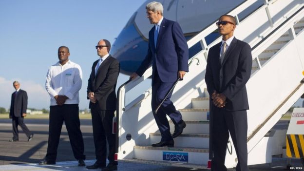 Secretary of State John Kerry is the highest level US official to visit Cuba in more than 70 years.