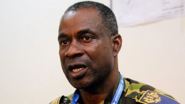 New Coup leader Gen Diendere has dissolved the interim government.
