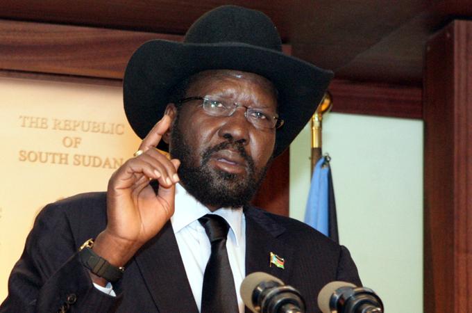 South Sudan President, Salva Kiir presided over the swearing in ceremony.